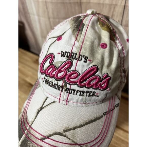 Womens Cabela’s Hat One Size Hunting Fishing Pink Adjustable - Picture 6 of 8